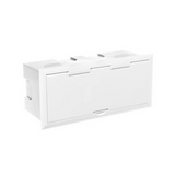 Padlóbeépítő készülékdoboz betonba téglalap 175mm 80mmx műanyag fehér csavarral KOPOBOX KOPOS